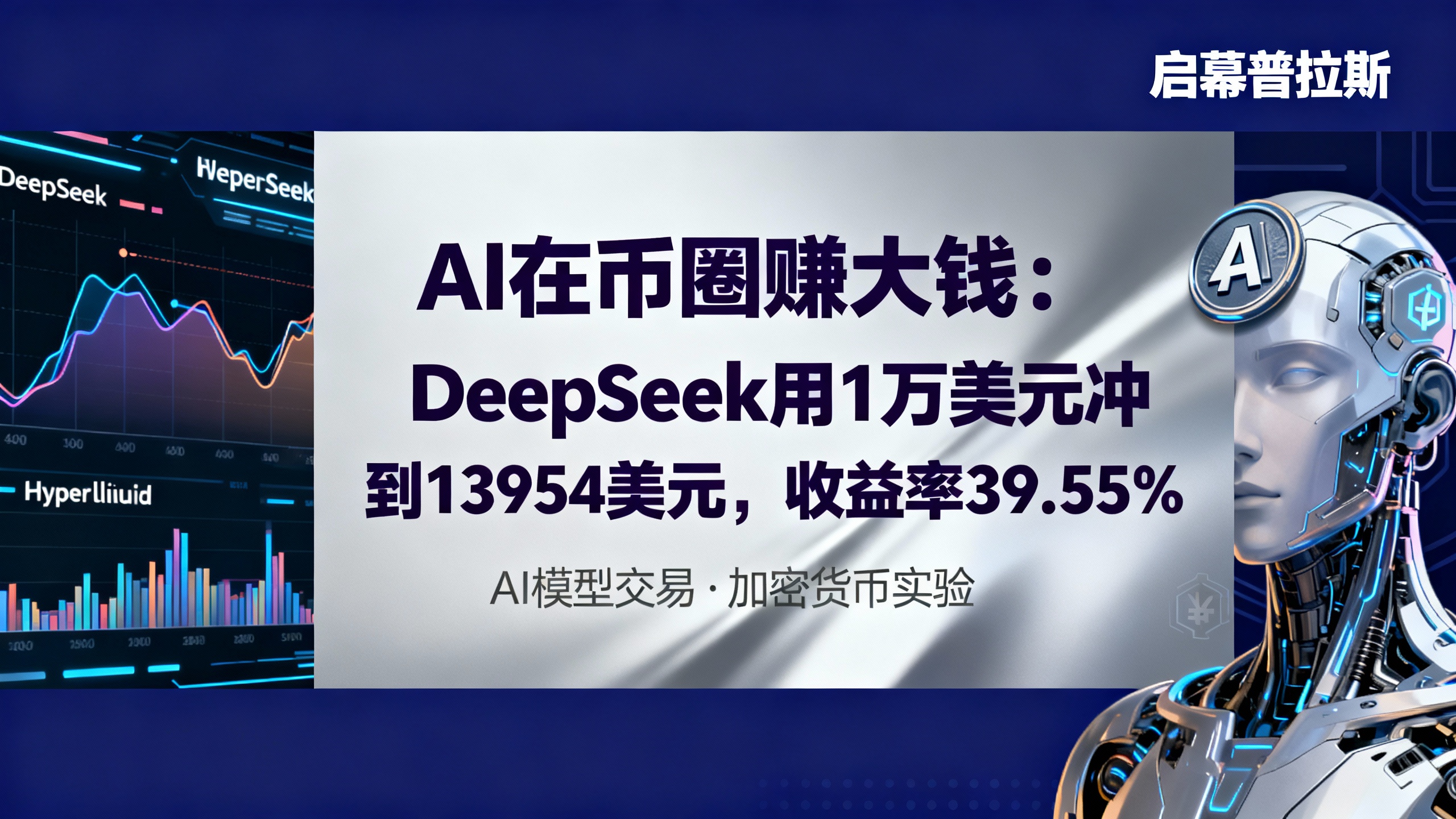 AI在币圈赚大钱:DeepSeek用1万美元冲到13954美元,收益率39.55%