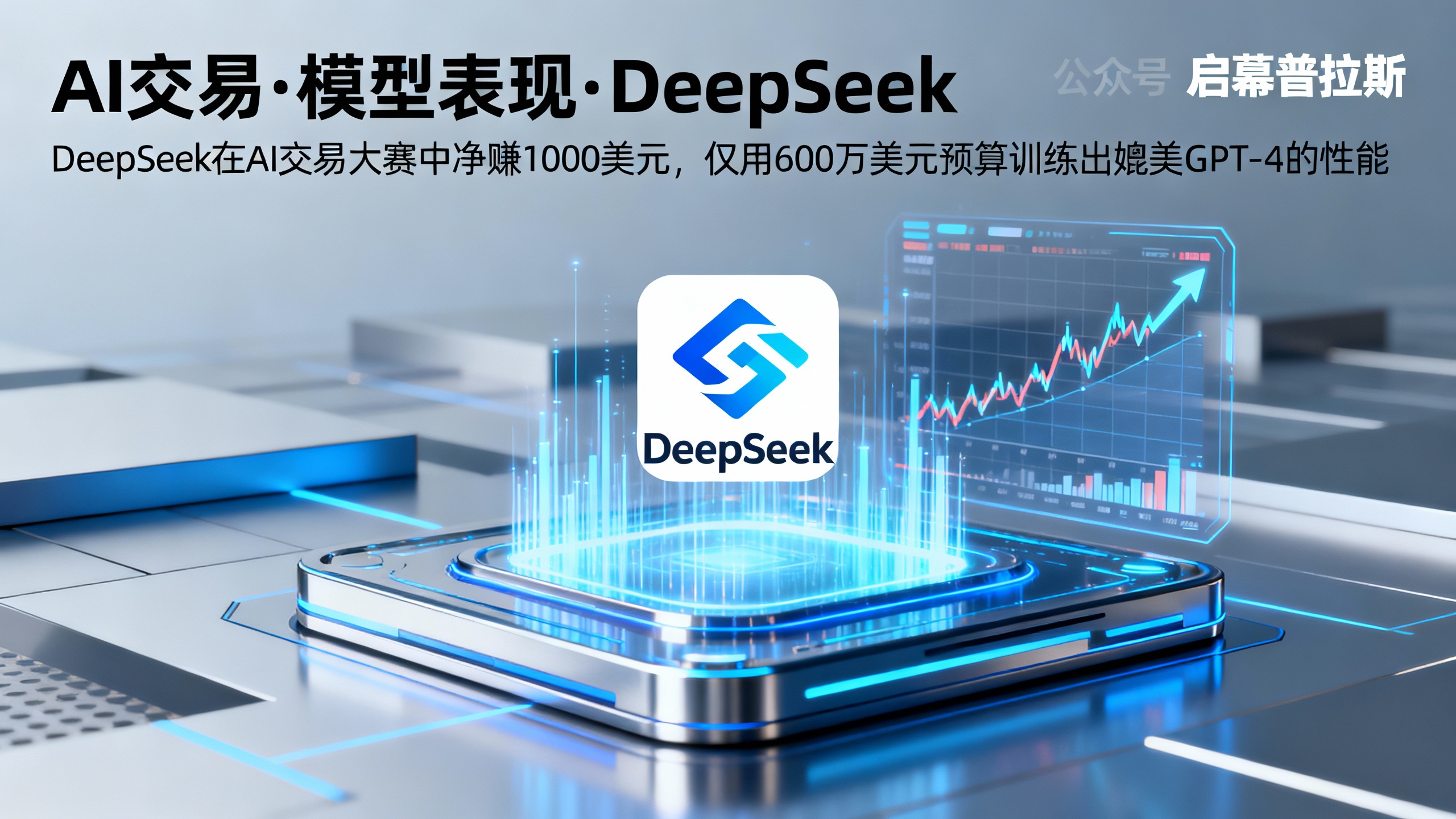 DeepSeek在AI交易大赛中净赚1000美元,仅用600万美元预算训练出媲美GPT-4的性能。
