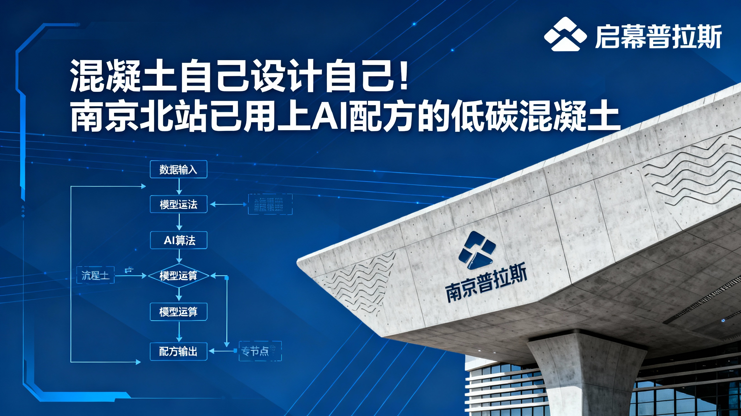 混凝土自己设计自己！南京北站已用上AI配方的低碳混凝土。